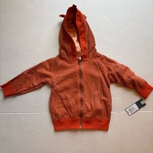 Oshkosh Kids lizard Hoodie zip up nwt sz 2t